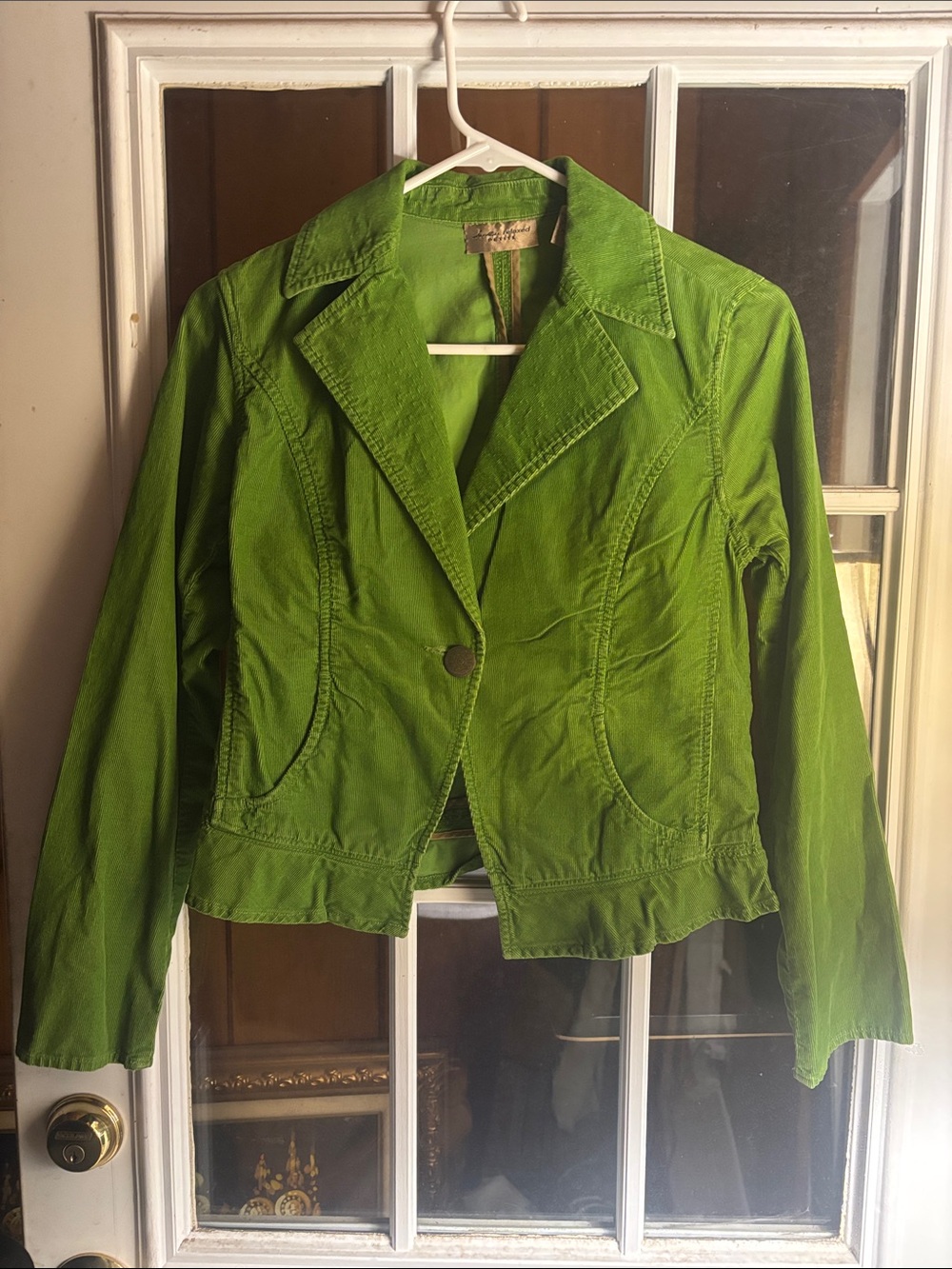 YSK Bright Green Tailored Single-Button Blazer